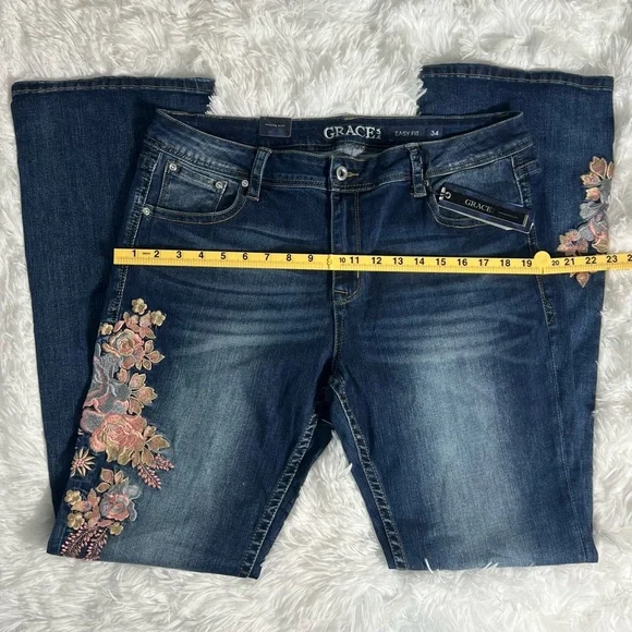 Grace in LA Easy Fit Bootcut Jeans - Picture 7 of 10